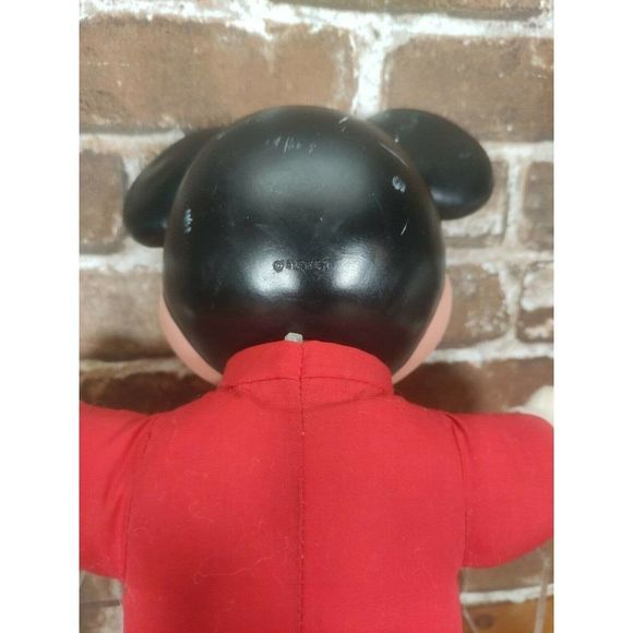 Vintage 1980s Mickey Mouse Learn to Dress Me Doll Mattel Shoe Tie Buckle - Picture 6 of 6